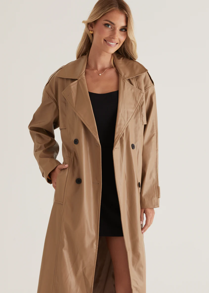 Reese Pu Trench - Camel - Honorern