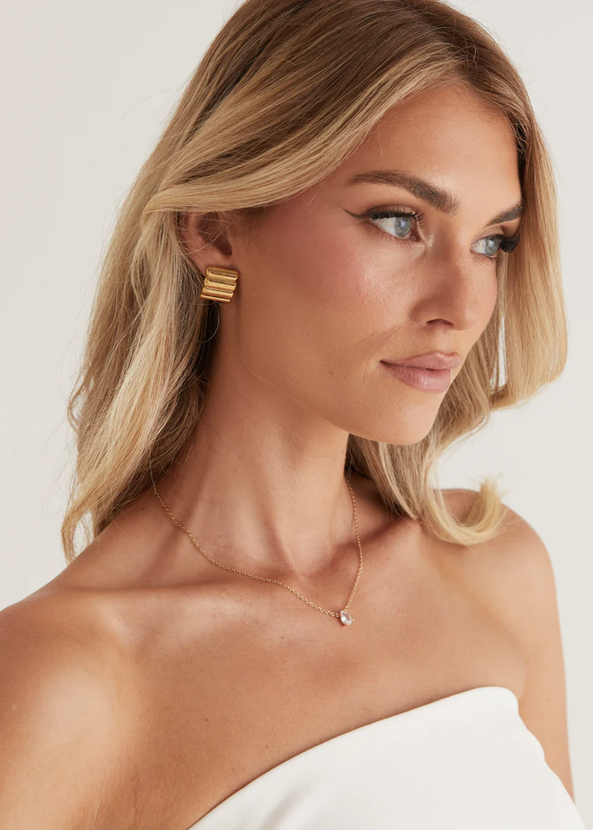 Yoko Earrings - Gold - Honorern