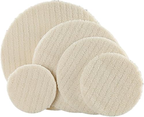 Tampone di lucidatura in lana di precisione per automobili, prodotti in legno e marmo (180 mm) - Honorern