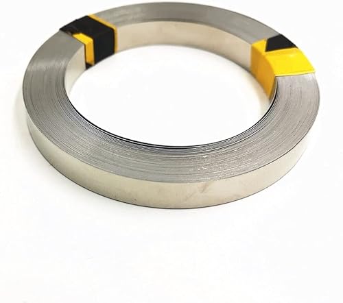 10 Metri Striscia di Nichel per Saldatura a Punti per Batteria in Acciaio nichelato (0,2 mm x 8 mm x 10 Metri) - Honorern