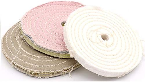 Metallo Alluminio/Acciaio/Cromo/Lega Legno Plastica Vetro Ceramica Cotone Lucidatura Ruota Pad Mop per Lucidatura Ruota - Honorern